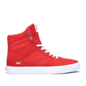 Tenis supra discount rojos de bota